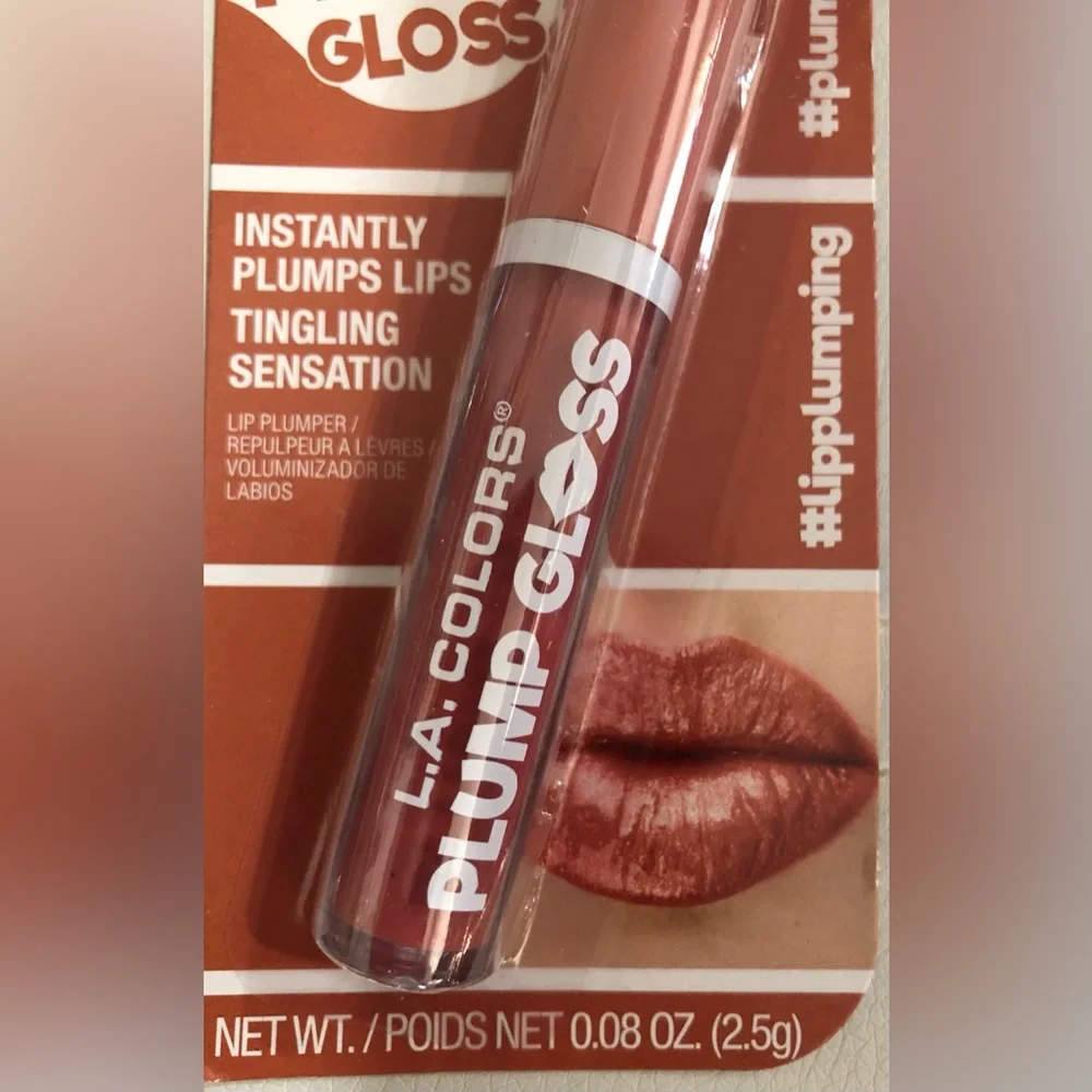 2pack shades of reds pinks & mauve lip plumping glossy moisturizing lipgloss‎